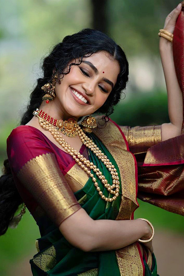 Anupama Parameswaran saree look Photos - Sakshi11