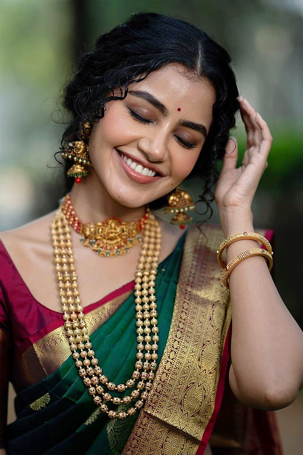 Anupama Parameswaran saree look Photos - Sakshi13