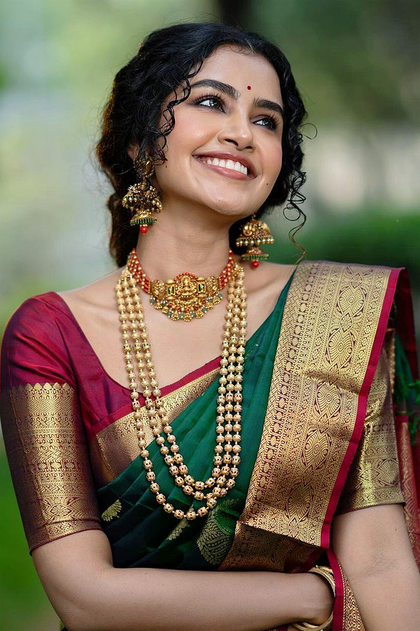 Anupama Parameswaran saree look Photos - Sakshi15