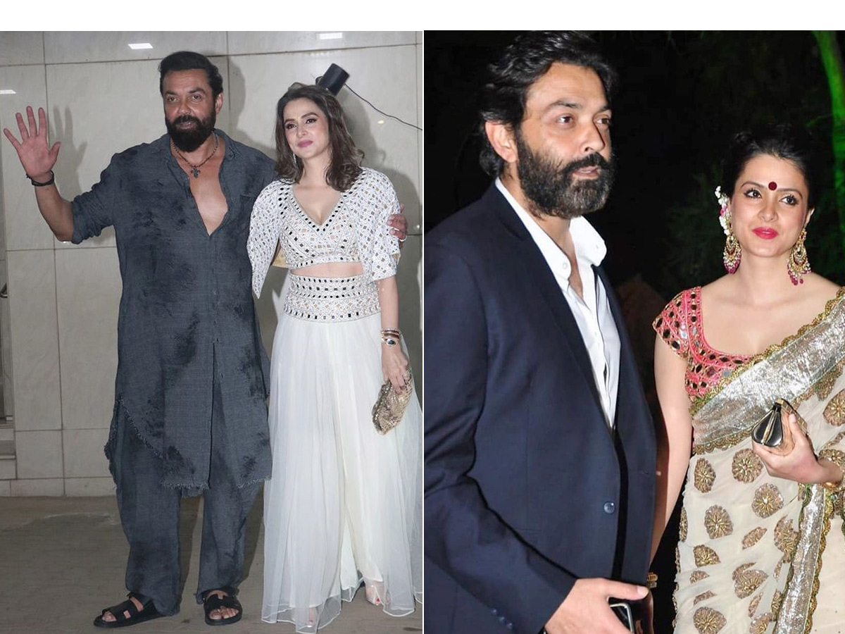 Bobby Deol Wife At Salman Khan EID Party Photos - Sakshi1