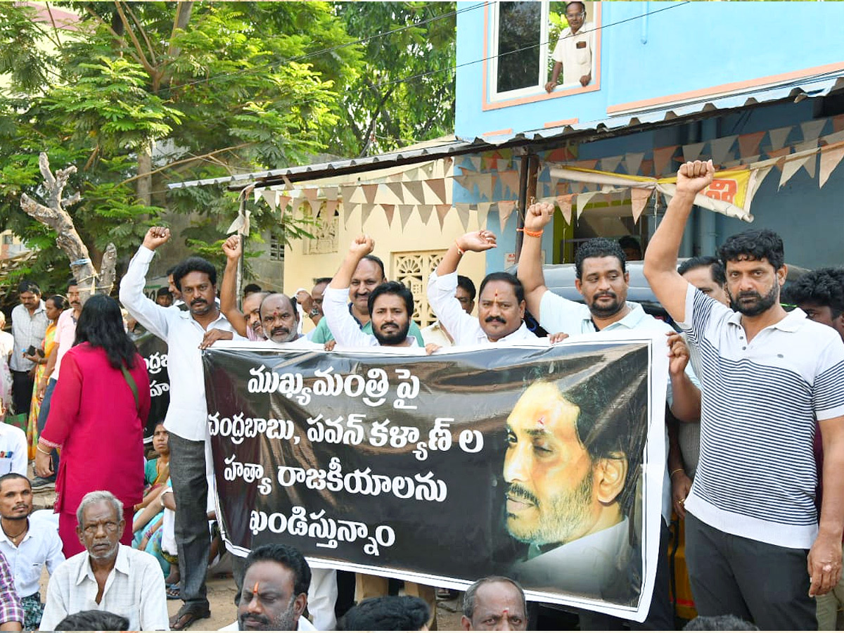 Protests against the Attack On CM Jagan Photos - Sakshi4