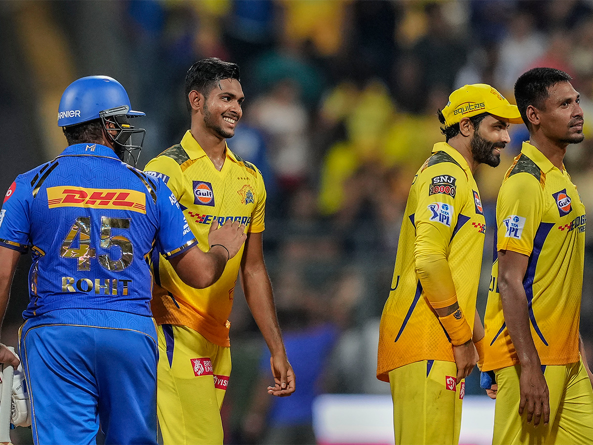 IPL 2024 cricket match between Chennai Super Kings and Mumbai Indians - Sakshi2