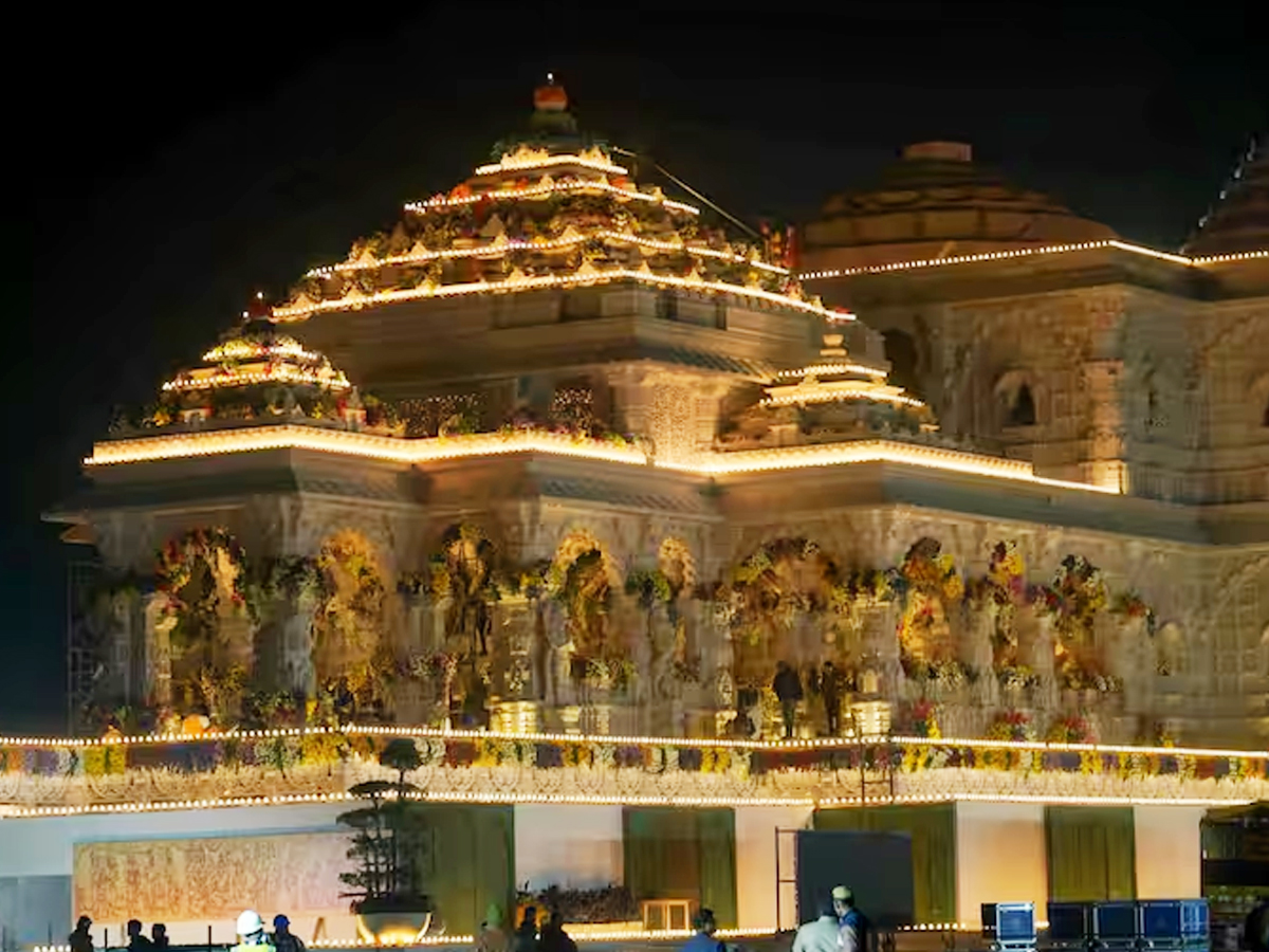 Ayodhya Ram Mandir Illuminated And Decorated For First Sri Ram Navami (Photos) - Sakshi2