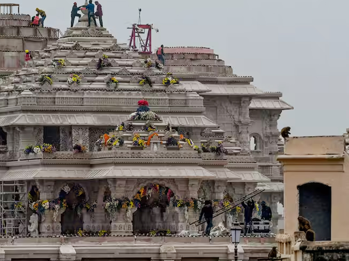 Ayodhya Ram Mandir Illuminated And Decorated For First Sri Ram Navami (Photos) - Sakshi4