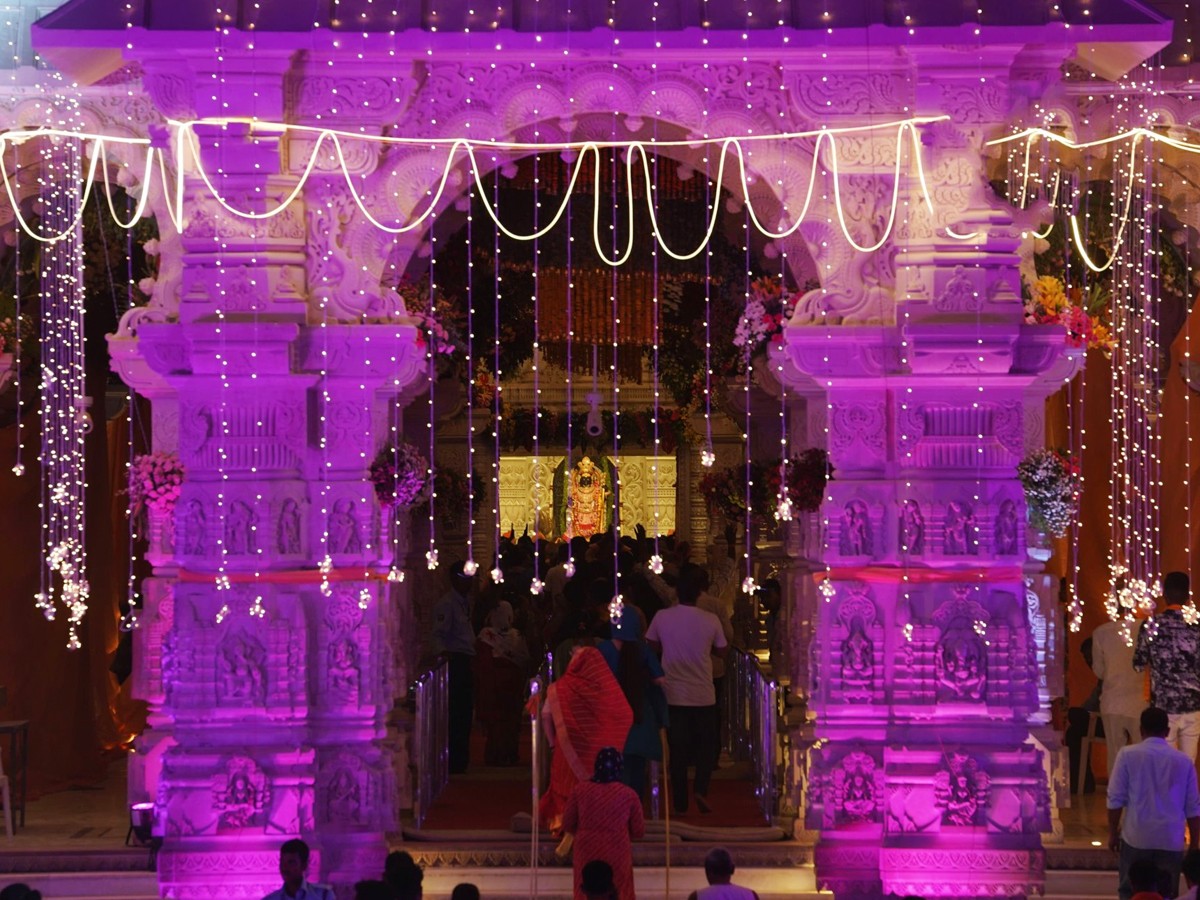 Ayodhya Ram Mandir Illuminated And Decorated For First Sri Ram Navami (Photos) - Sakshi8