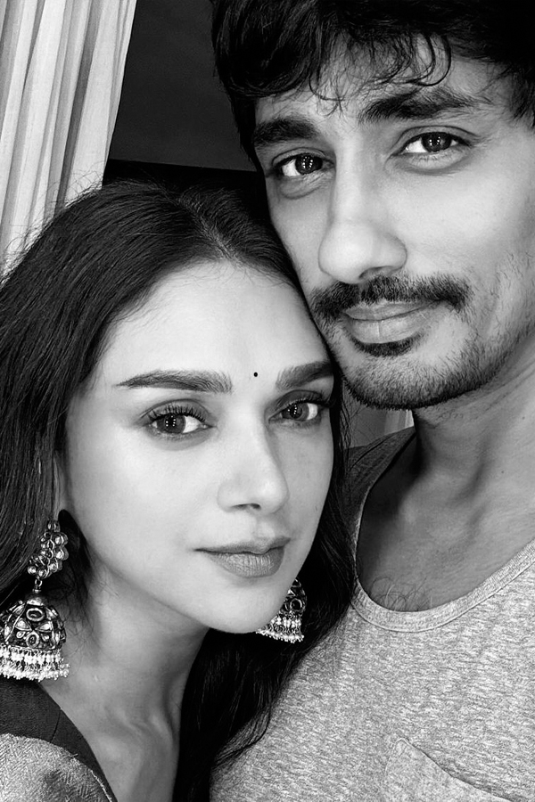 Aditi Rao Hydari showers love on fiance Siddharth on his birthday Photos - Sakshi16