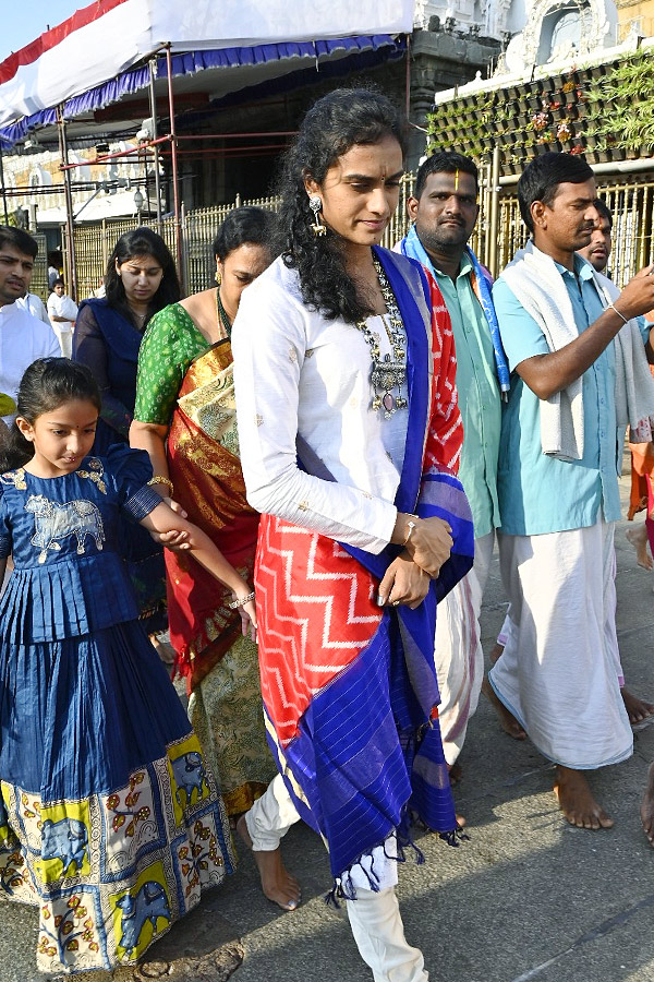 Badminton Player PV Sindhu Visited Tirumala Photos - Sakshi14