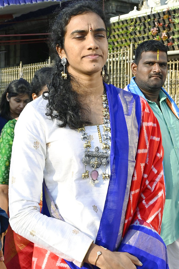 Badminton Player PV Sindhu Visited Tirumala Photos - Sakshi20