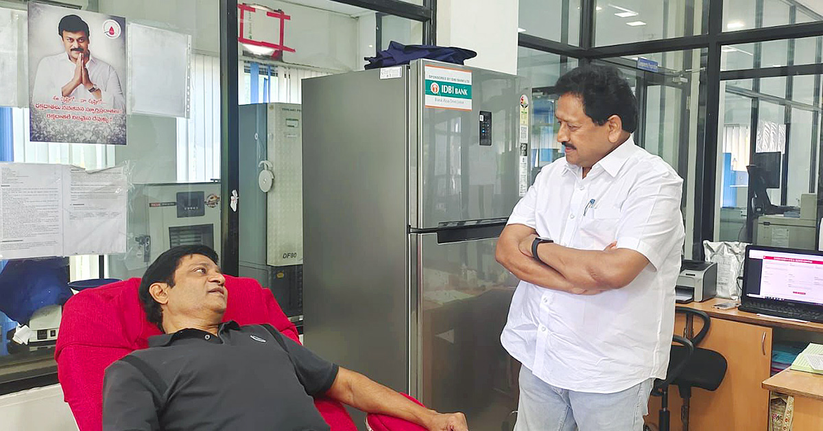 Actor Maharshi Raghava to Donate Blood 100th Time at Chiranjeevi Blood Bank  - Sakshi3