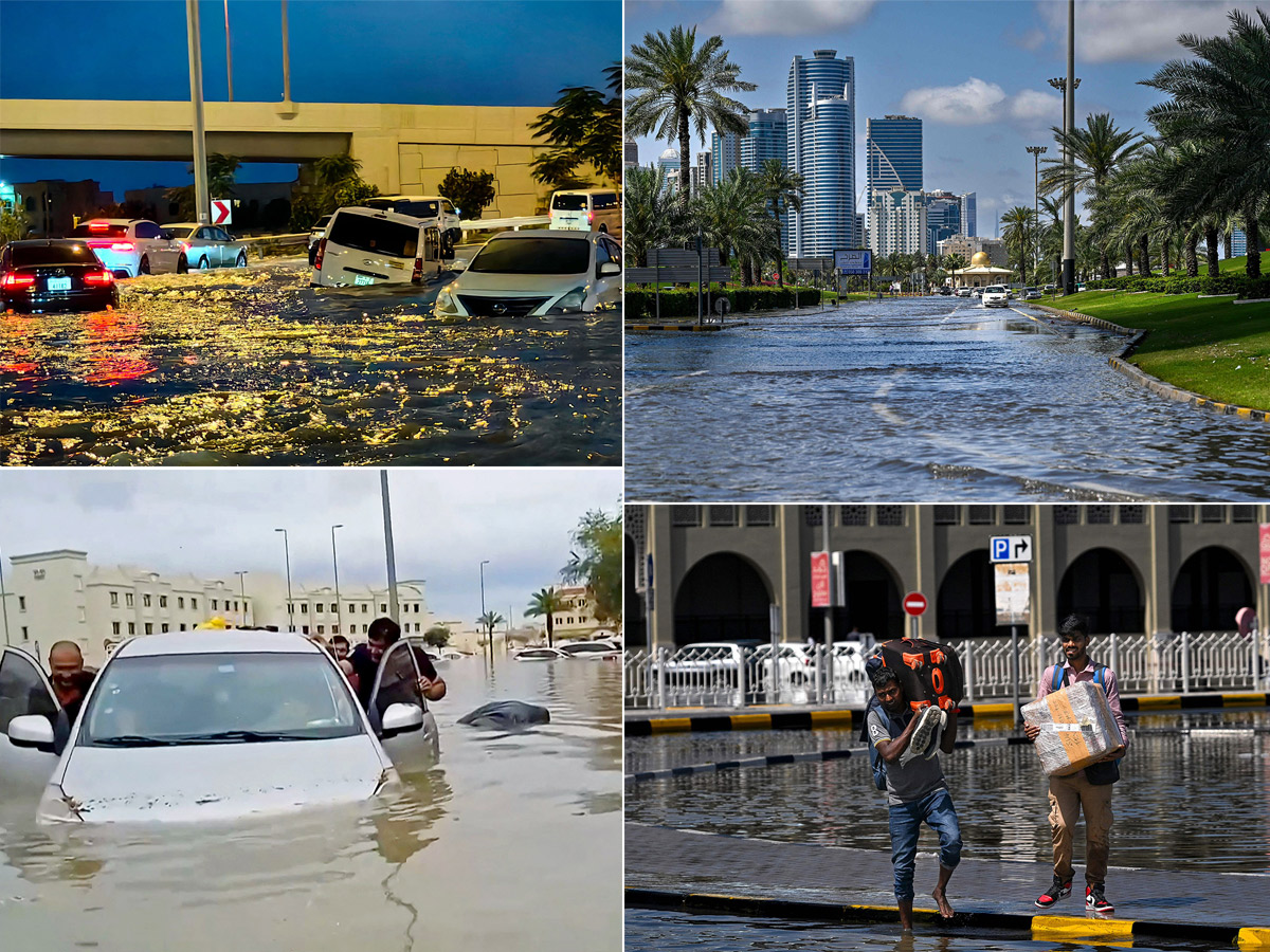 Heavy Rains in Dubai Photos - Sakshi1