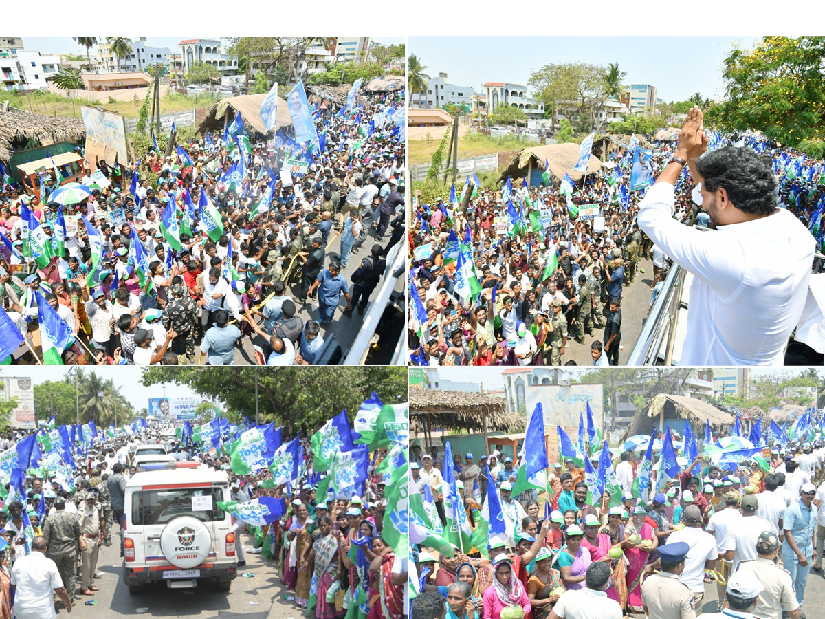 CM YS Jagan Memantha Siddham Bus Yatra Photos - Sakshi1