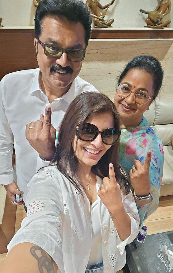 Celebrities Casted Lok Sabha Elections 2024 in Chennai - Sakshi11