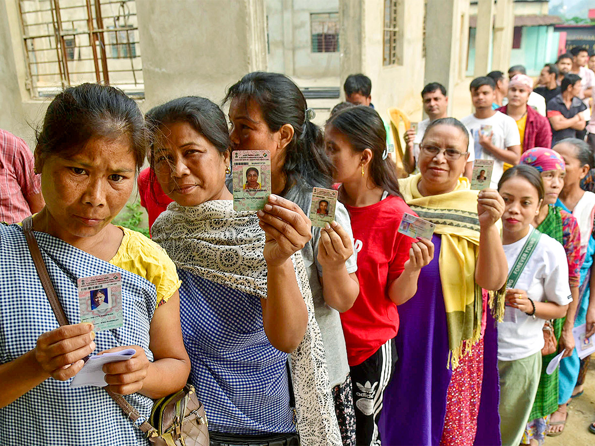 Vote for the first phase of Lok Sabha Elections 2024 Photos - Sakshi18