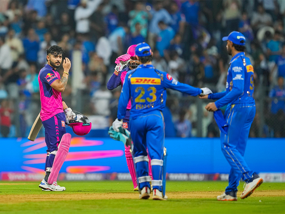 IPL 2024 cricket match between Mumbai Indians and Rajasthan Royals - Sakshi1