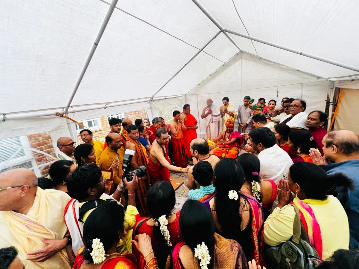 Opening Ceremony Of Sri Venkateswara Balaji Temple In London - Sakshi8