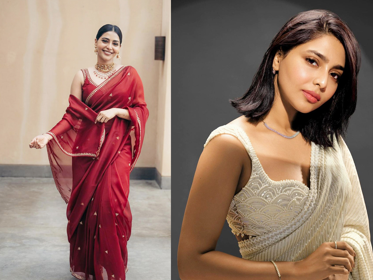 Aishwarya Lekshmi Ultimate Saree Looks - Sakshi1