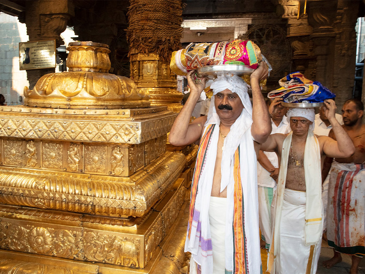 Koil Alwar Tirumanjanam held at Tirumala temple as prelude to Ugadi - Sakshi5