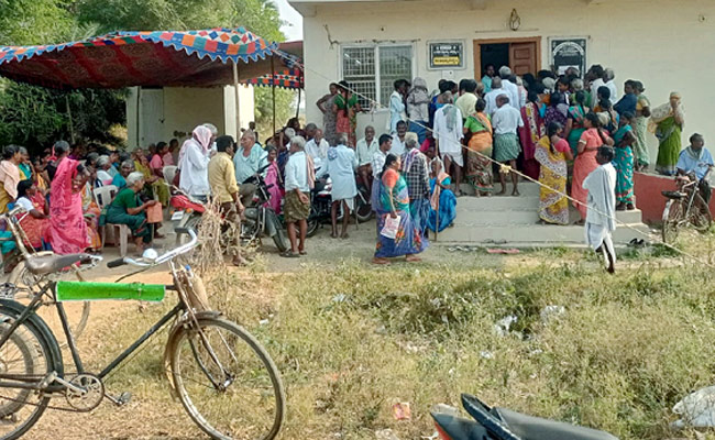 Pensioners Problems For Due To Chandrababu Conspiracy in Andhra Pradesh PHotos - Sakshi12