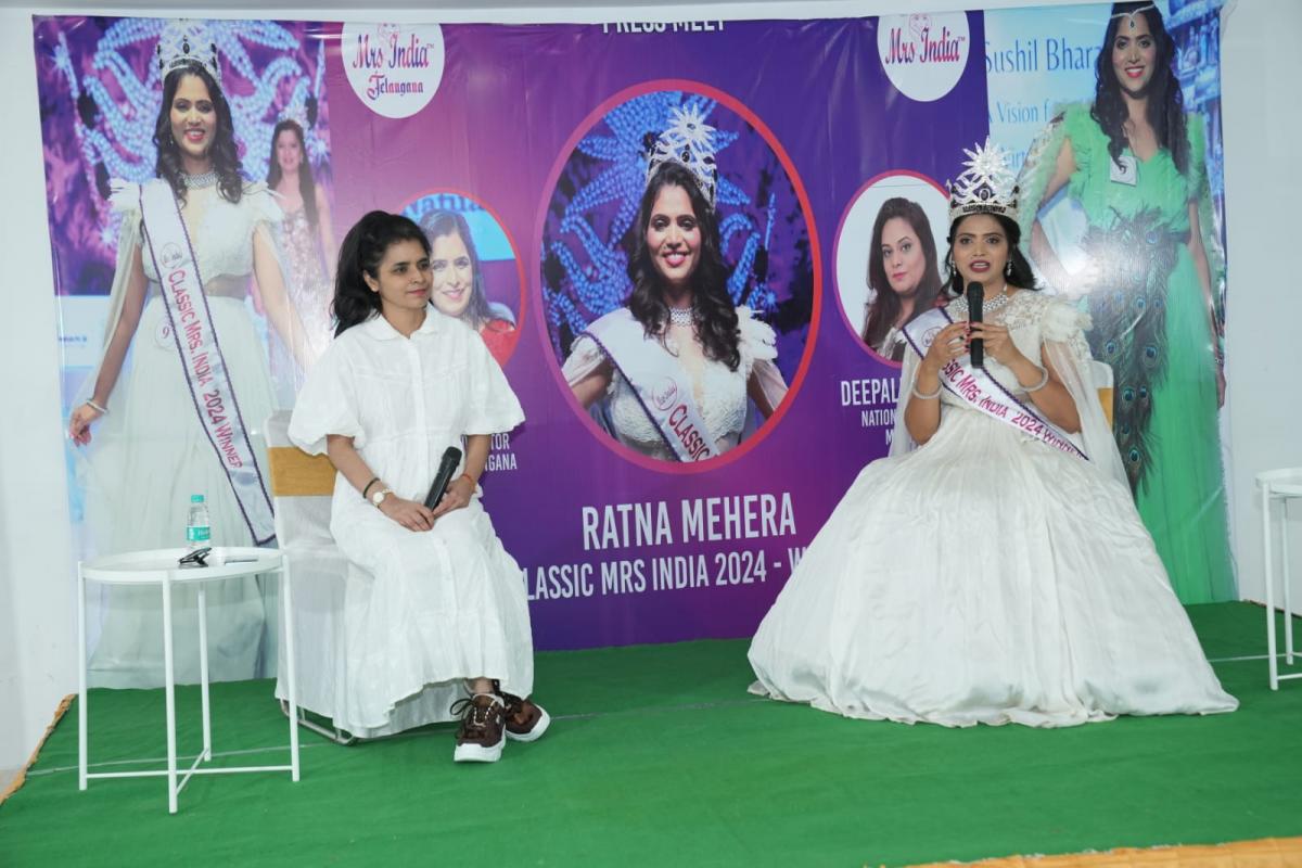 Hyderabad Classic Mrs India 2024 Winner Ratna Mehra Photos - Sakshi5