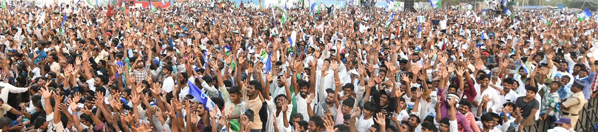 AP CM YS Jagan Public Meeting at Konakanametla Junction Memantha Siddham - Sakshi44