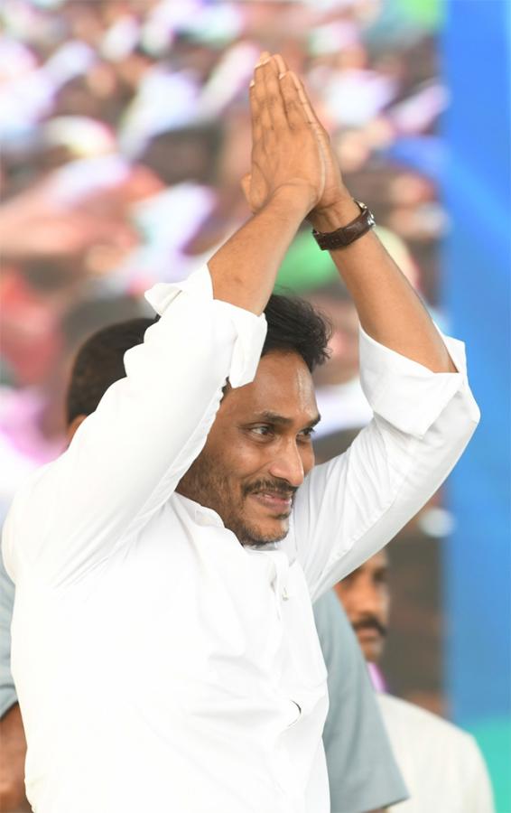 AP CM YS Jagan Public Meeting at Konakanametla Junction Memantha Siddham - Sakshi53