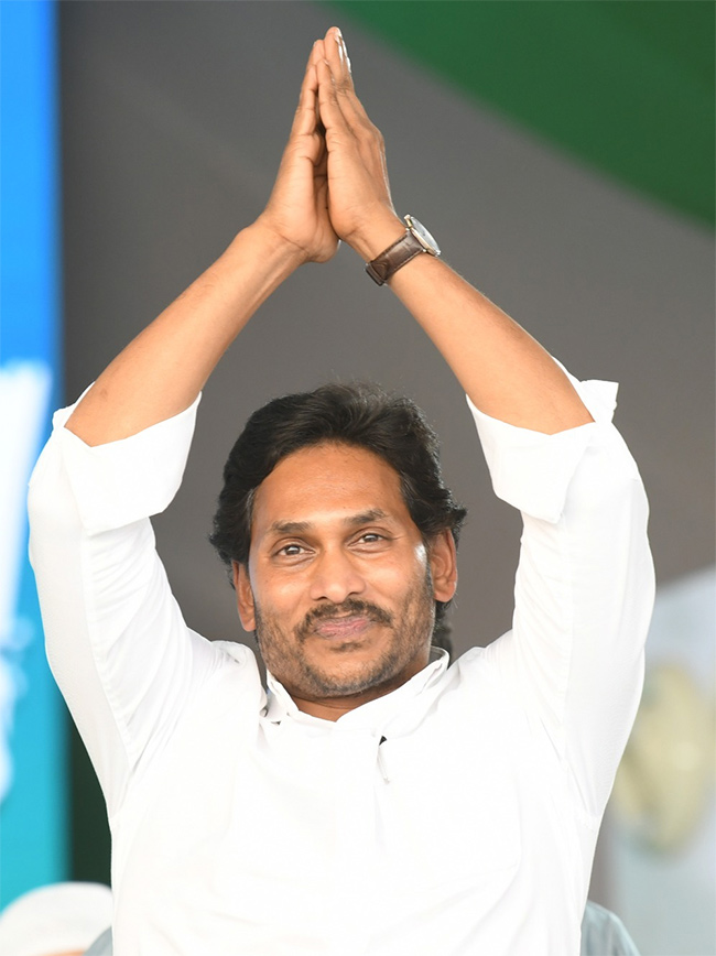 AP CM YS Jagan Public Meeting at Konakanametla Junction Memantha Siddham - Sakshi54