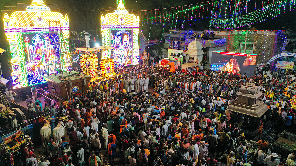 Ugadi Mahotsavam begins at Srisailam temple - Sakshi2