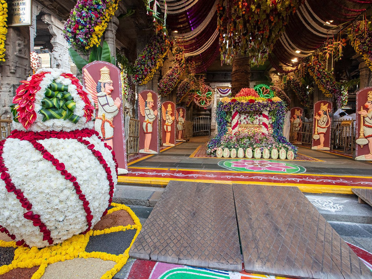 Magnificent Puspayagam at Tirumala Srivari Temple Photo - Sakshi3