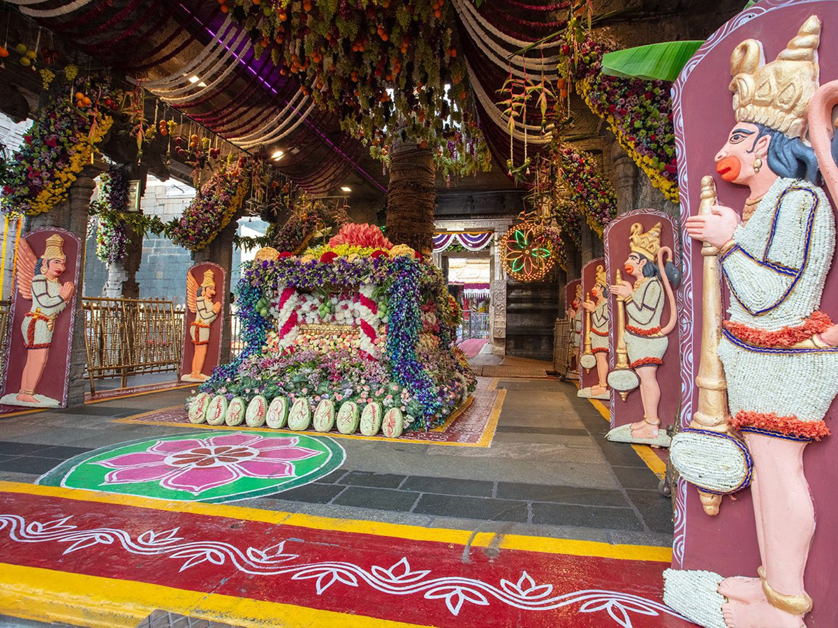 Magnificent Puspayagam at Tirumala Srivari Temple Photo - Sakshi5