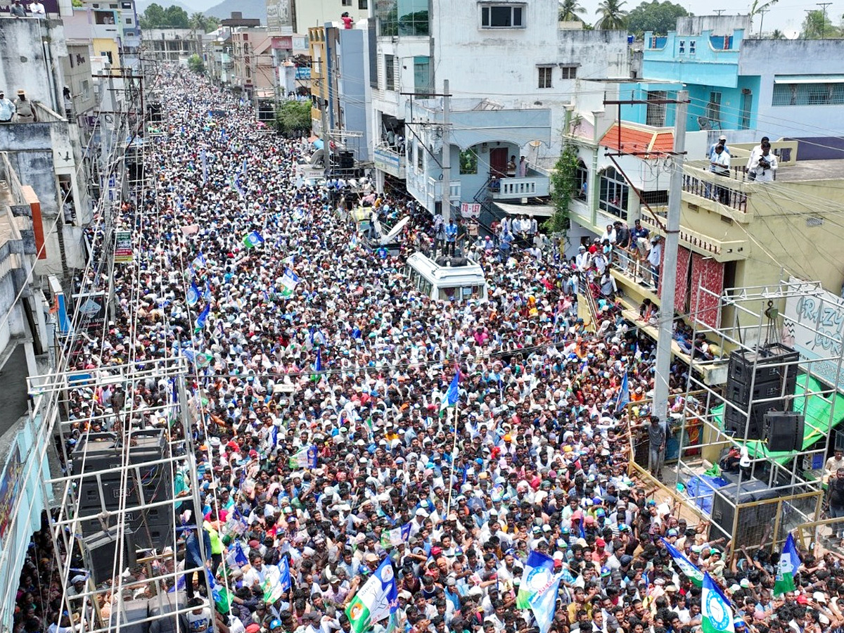 AP CM YS Jagan Public Meeting at Bobbili Photos14