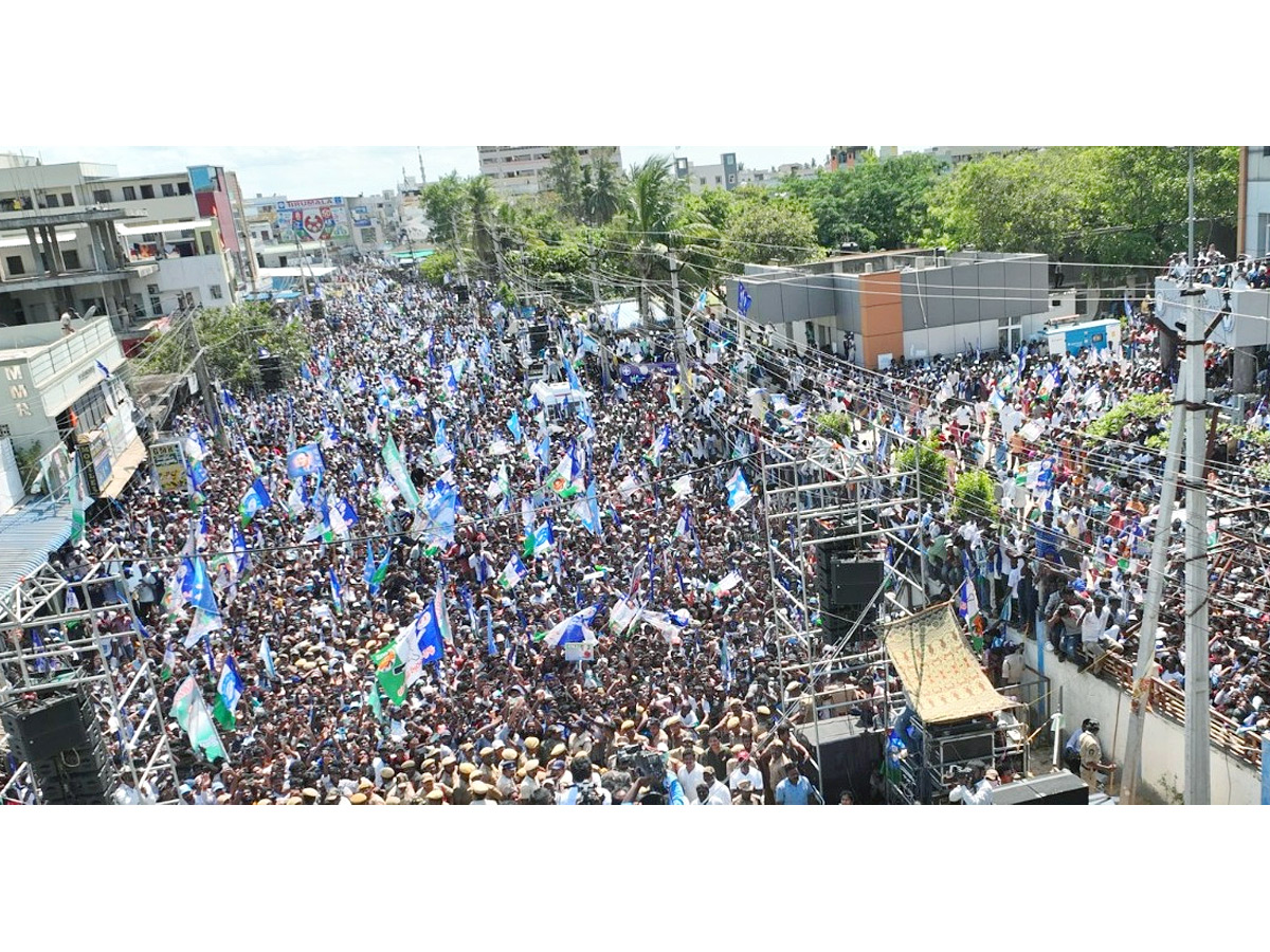 AP CM YS Jagan Public Meeting at Kaikalur Photos14