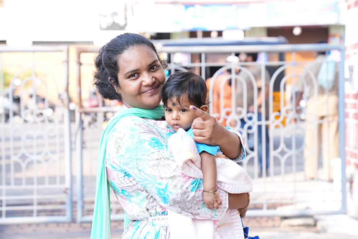 Telangana Elections 2024: Voters At Polling Stations Photos7