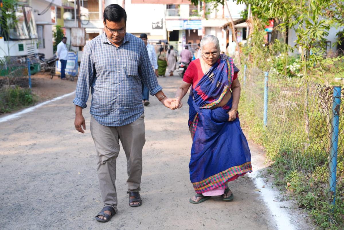 Telangana Elections 2024: Voters At Polling Stations Photos12