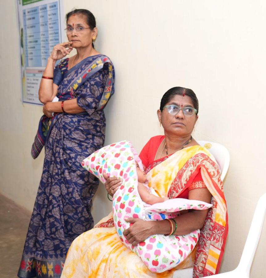 Telangana Elections 2024: Voters At Polling Stations Photos15