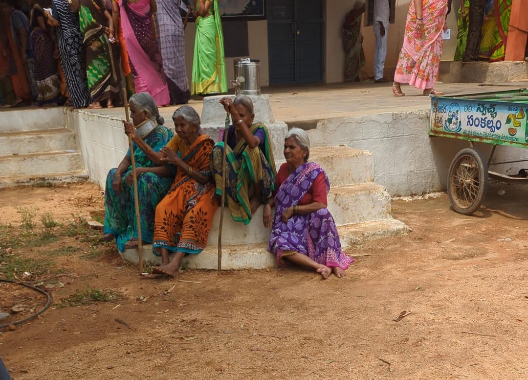 Telangana Elections 2024: Voters At Polling Stations Photos24