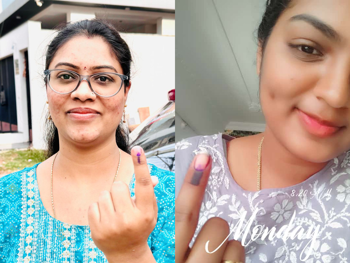 AP Telanagana Elections Sakshi Selfie Challange Voters Photos1