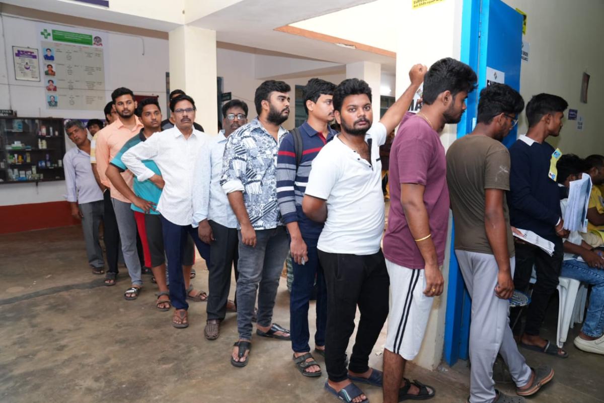 Telangana Elections 2024: Voters At Polling Stations Photos25