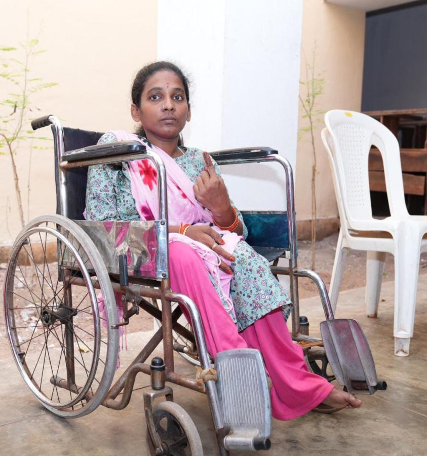 Telangana Elections 2024: Voters At Polling Stations Photos26