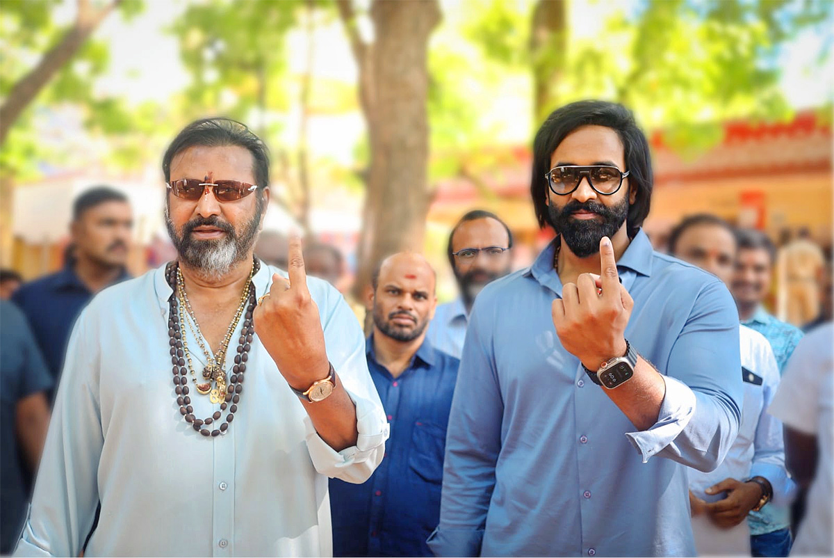 cinema and political celebrities cast their voting In hyderabad15