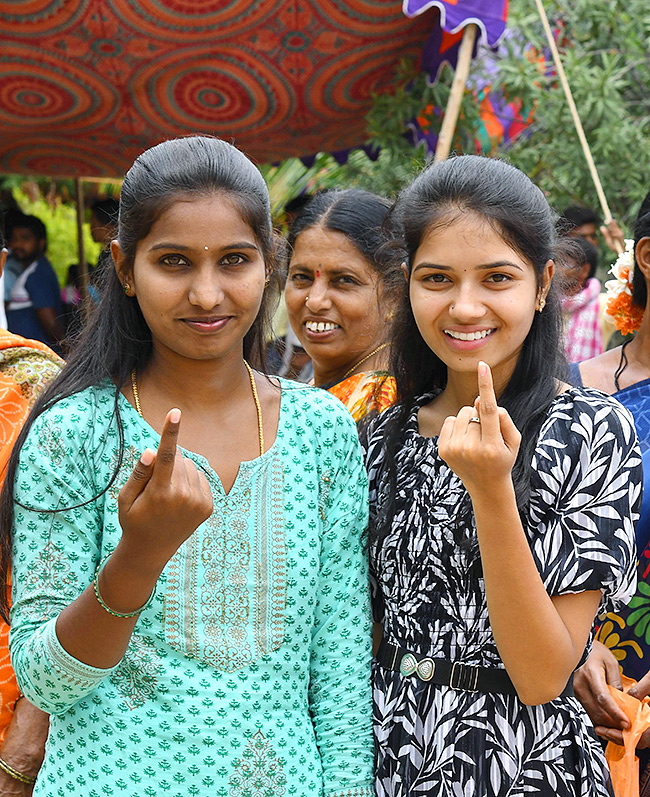 Elections 2024: First Time Voters In AP Photos10