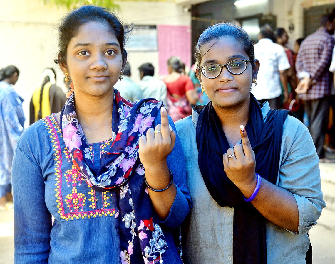 Elections 2024: First Time Voters In AP Photos8