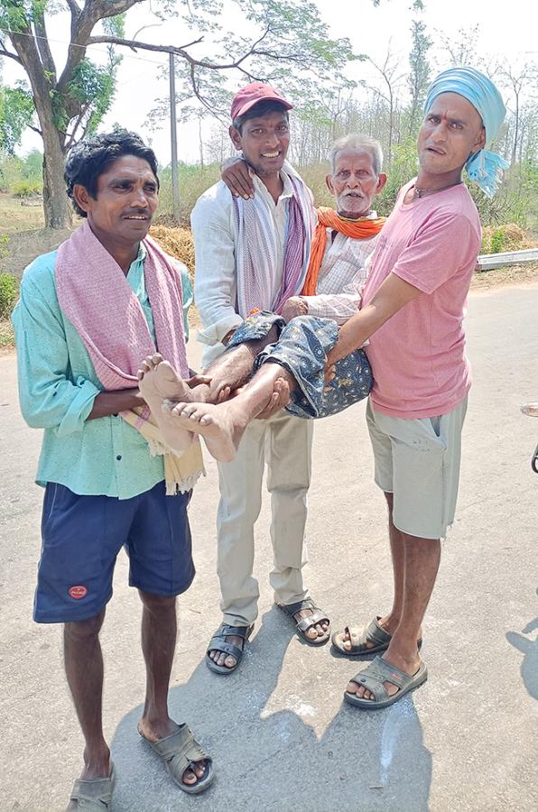 Oldages And Handicapted People Cast Thier Votes In AP17