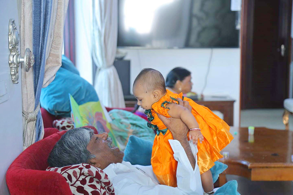 Political leaders relaxing with Their families after Lok Sabha Polling Telangana4