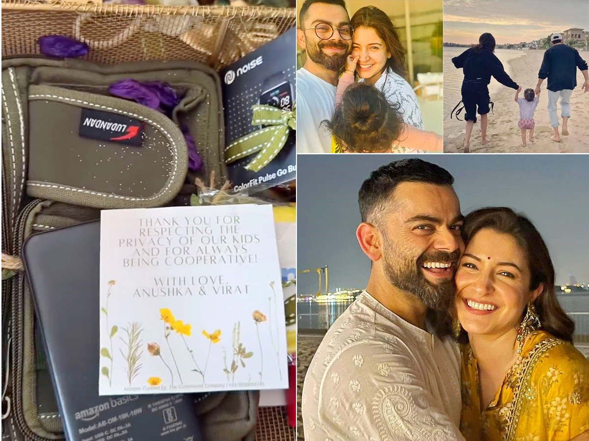 Virat Kohli Anushka Send Gift Hampers To Paps For Respecting Privacy Vamika Akaay Photos1