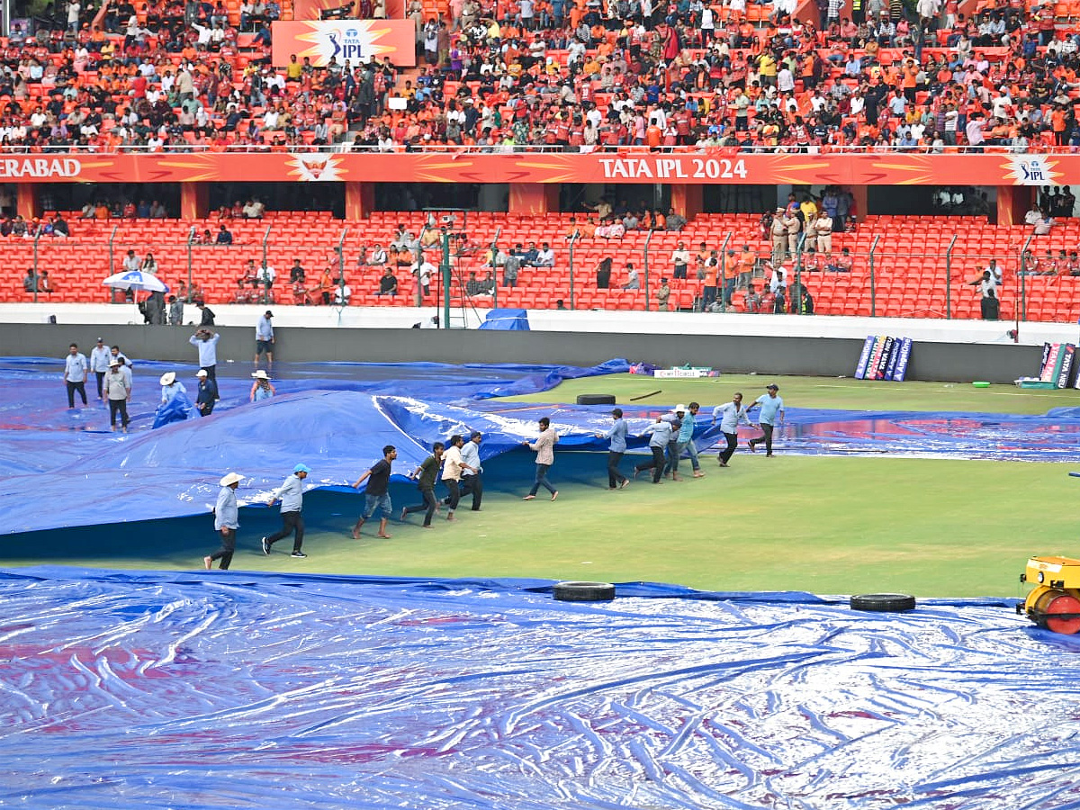 Rain Effect For Today's Match In Hyderabad Uppal Stadium: Photos19