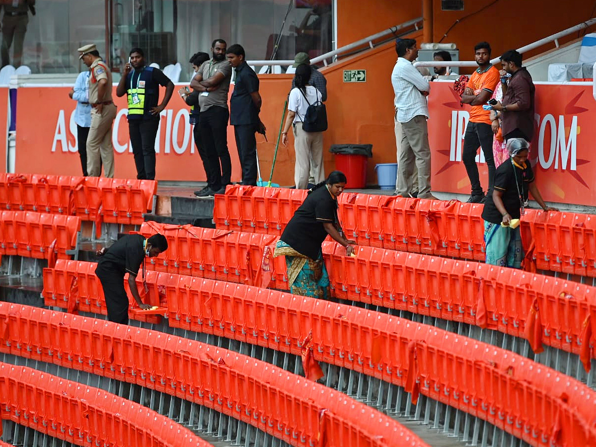 Rain Effect For Today's Match In Hyderabad Uppal Stadium: Photos17