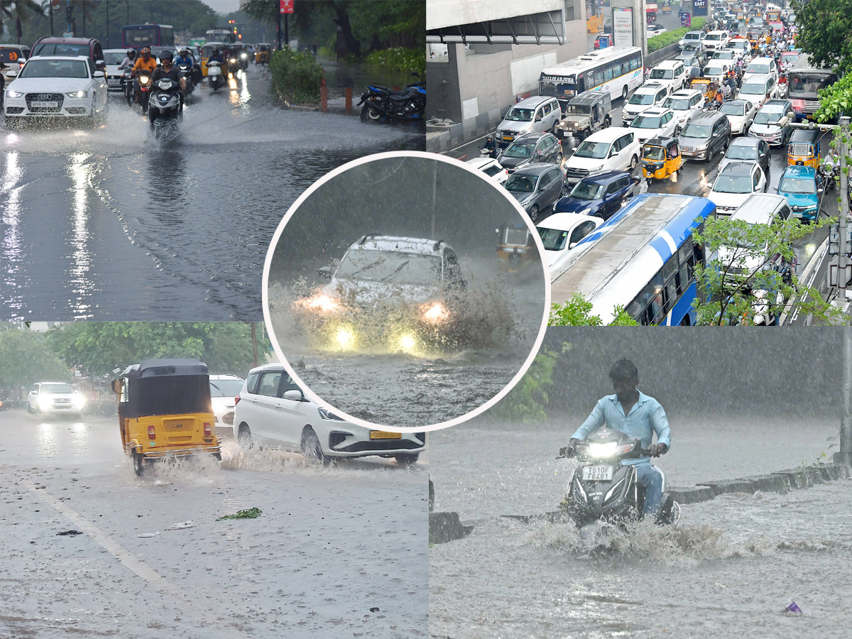 Heavy rains lash Hyderabad Photos1