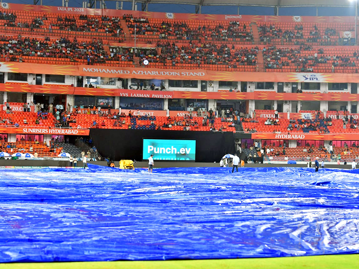 Rain Effect For Today's Match In Hyderabad Uppal Stadium: Photos3