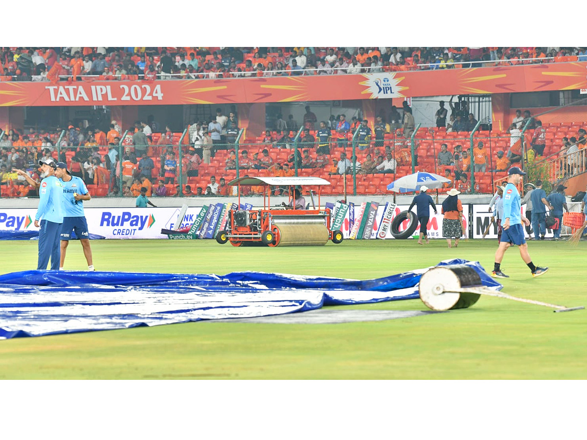 Rain Effect For Today's Match In Hyderabad Uppal Stadium: Photos5