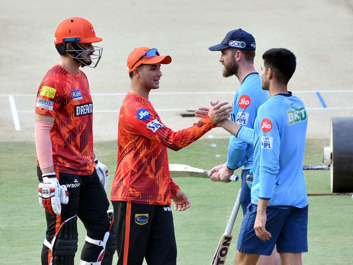 Special Photos: SRH And GT Players Net Practice At Uppal Stadium1